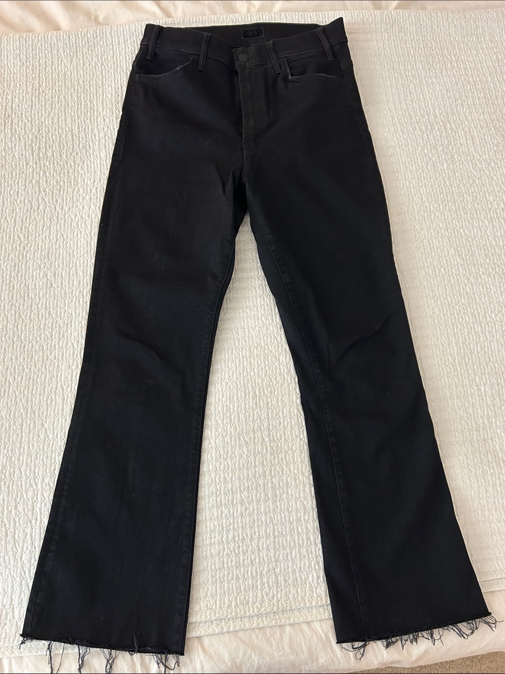 MOTHER The Hustler Ankle Fray jeans